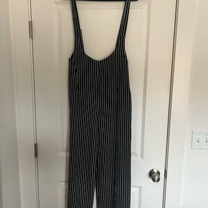FAVLUX Monochrome Striped Jumpsuit